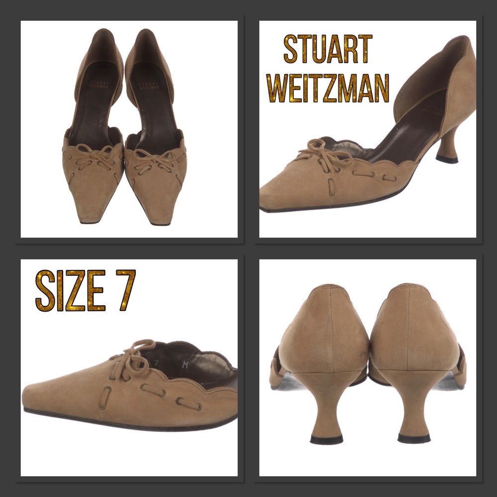 Stuart Weitzman kitten heels size 7?